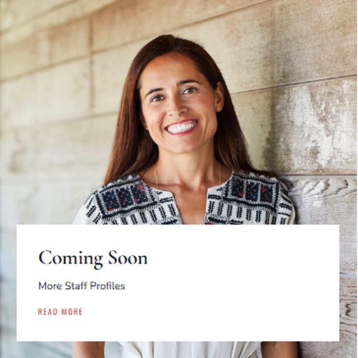 More staff profiles coming soon